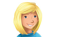 shoulder-length hair