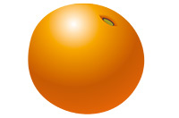 an orange