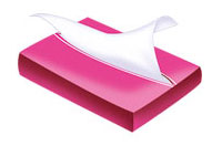 a tissue