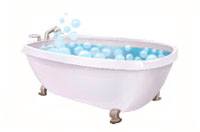 a bathtub