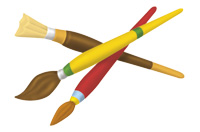 paint brushes