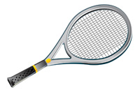 a tennis racket