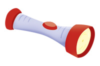 a flashlight