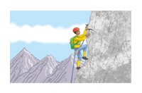 climb a mountain