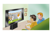 watched a baseball game