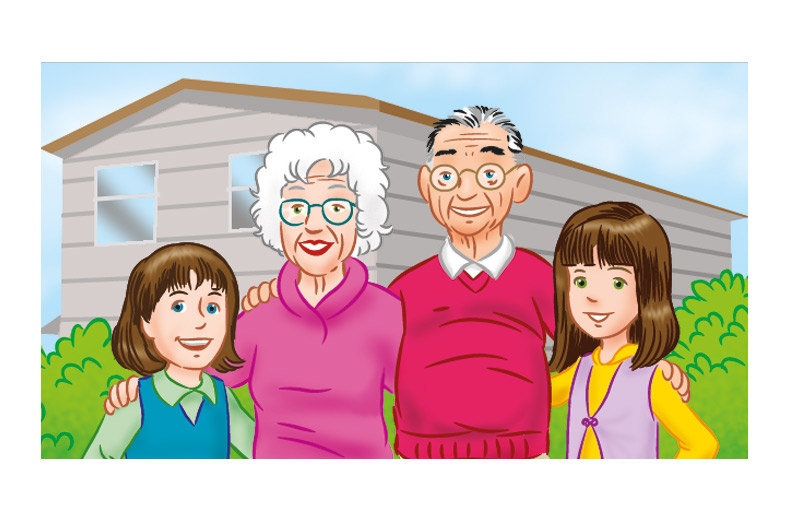 visited my grandparents