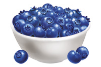 a lot of blueberries