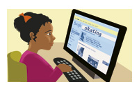 surfing the internet