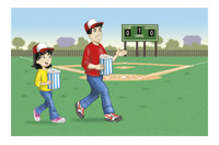 go to a baseball game