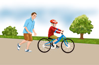 learn how to ride a bike