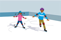 learn how to ice skate