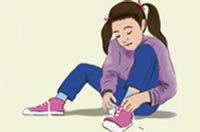 learn how to tie my shoes