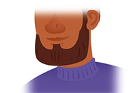 a beard